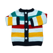 Multi-Colour Crochet Baby Jacket Woolen AnshuMalini 