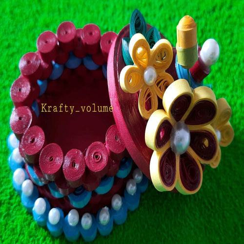 Quilling Coin/Small Jewelry Gift Box.