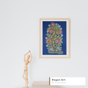 Handpainted Beauty: The Rogan Art Wall Painting