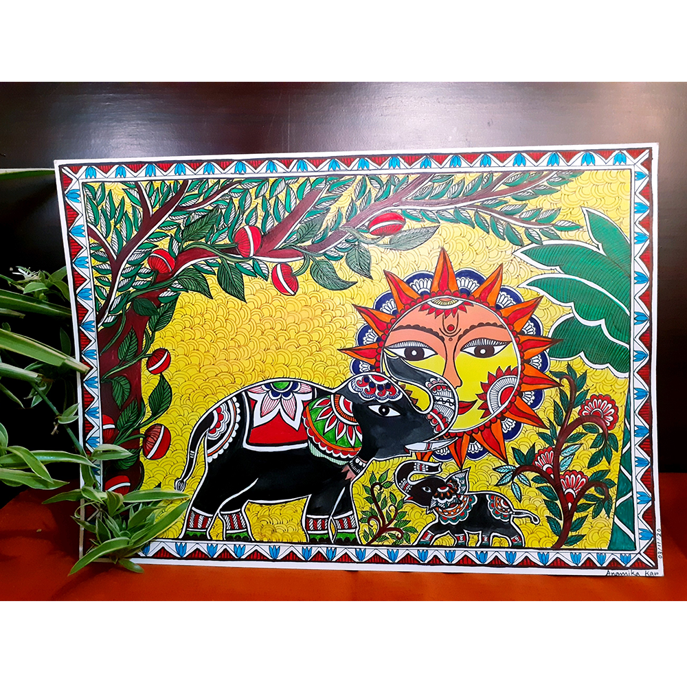 Madhubani handmade painting