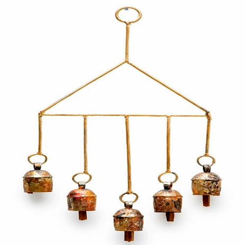 Tent Chime Copper Chandelier