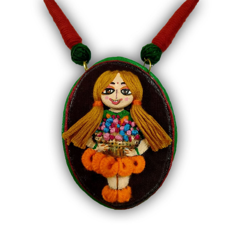 Handmade Doll Double Ponytails Pendant, A Perfect Gift For Your Daughter