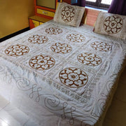 Embroidered Double Bedsheet
