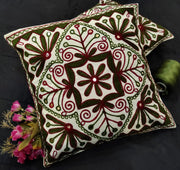 Traditional Indian embroidery Cushion Cover (Set of 5)