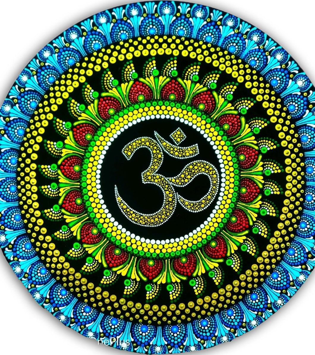 Handpainted Mandala Art Canvas