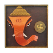 Acrylic Painting Of Ganeshji.