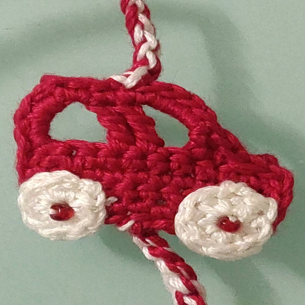Crochet Rakhi.