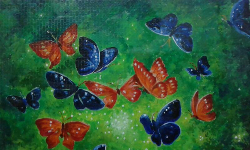 Butterfly Hand Paintings KKH 