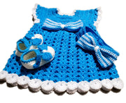 Crochet Baby Frock Woolen AnshuMalini 