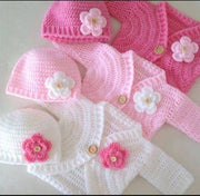 Crochet Baby Jacket Woolen AnshuMalini 
