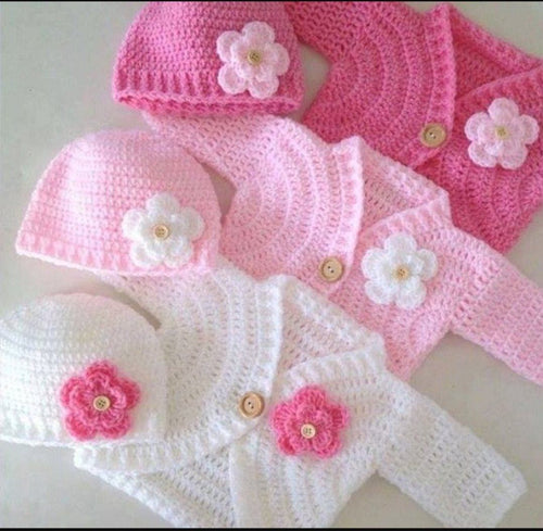 Crochet Baby Jacket Woolen AnshuMalini 