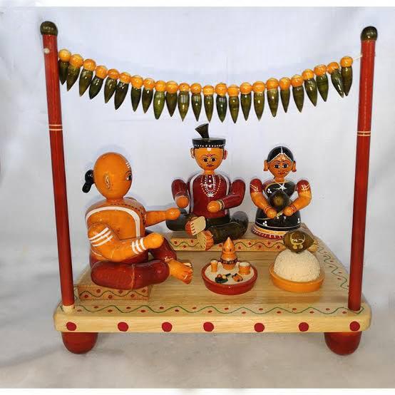 Hindu Marriage Mandap Wooden Home Decor Wooden Craft AnilKolagani 