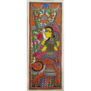 Ma Durga Madhubani & Mithila Painting Hand Paintings SJHAMITHILA 
