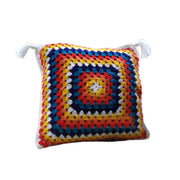 Multi Color Crochet Cushion Cushion Cover Nivedita 
