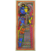 Shiv-Parvati Madhubani & Mithila Painting Hand Paintings SJHAMITHILA 