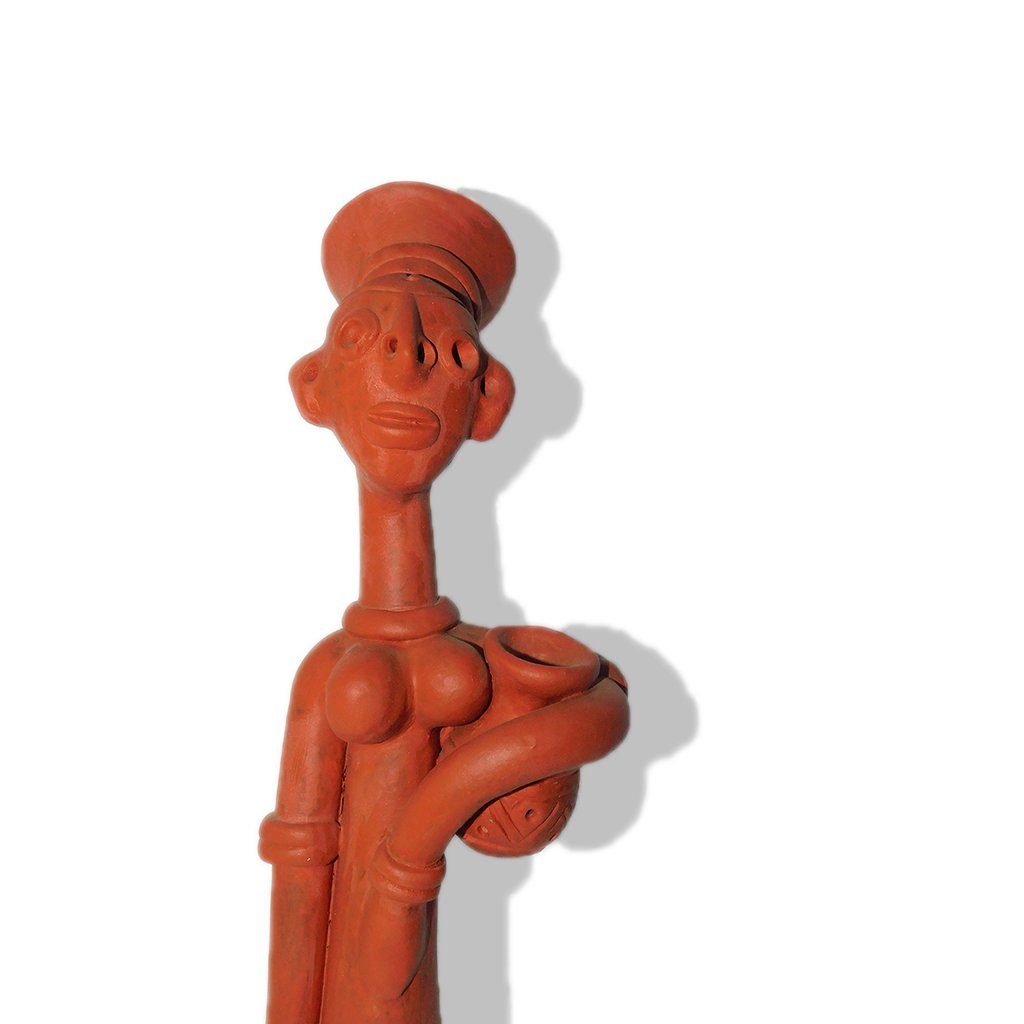 Terracotta Decorative Clay Idols for Interior Decoration Home Decor SubhamoyM 