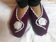 Woolen Flower Warm feet hand knitted socks Woolen Socks Asha 